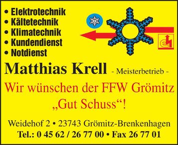 Vogelschießen FFW Grömitz