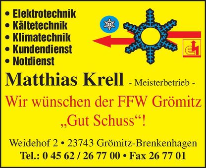 Vogelschießen FFW Grömitz