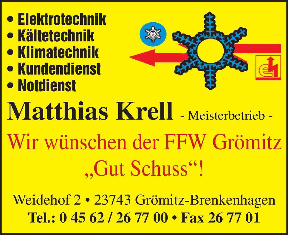 Vogelschießen FFW Grömitz