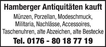 Hamberger Antiquitäten kauft 
