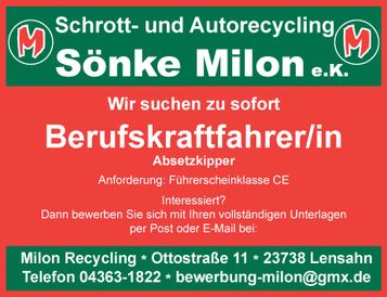 Berufskraftfahrer (m/w/d)