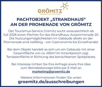 Verpachtung Strandhaus