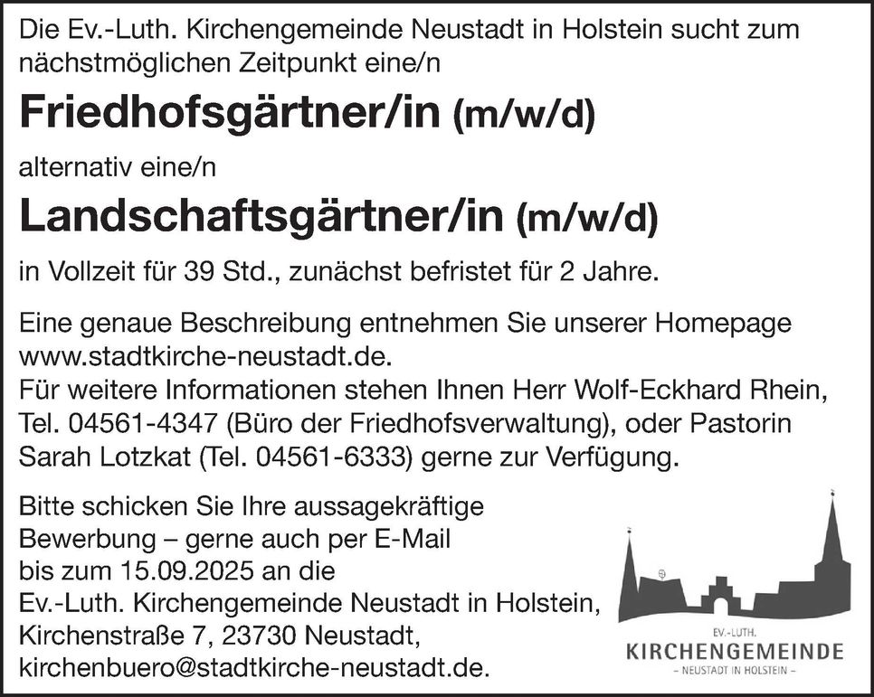 Friedhofsgärtner:in