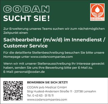 Stellenanzeige