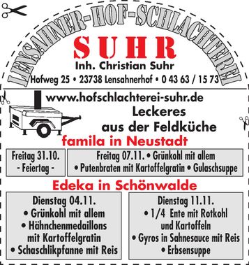 Feldküche - Angebote