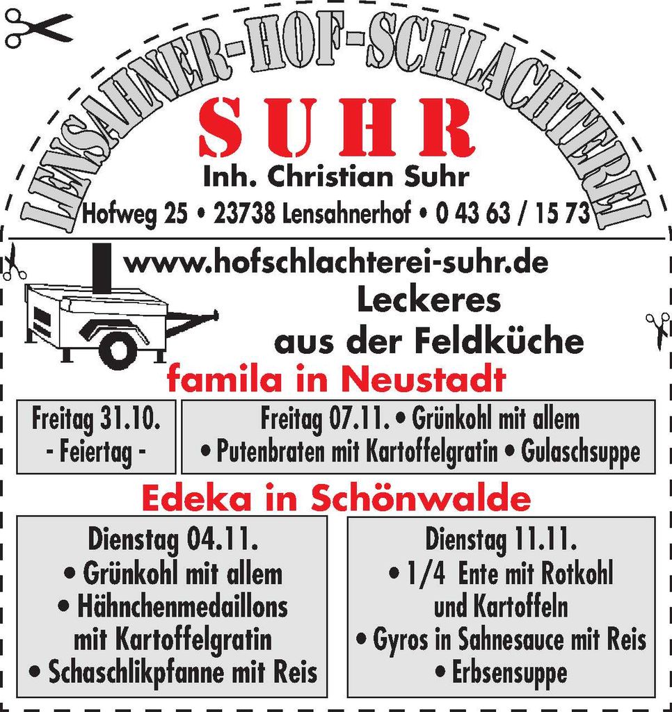 Feldküche - Angebote