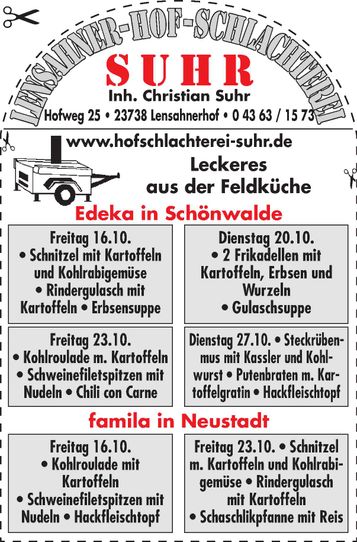 Feldküche - Neustadt / Schönwalde
