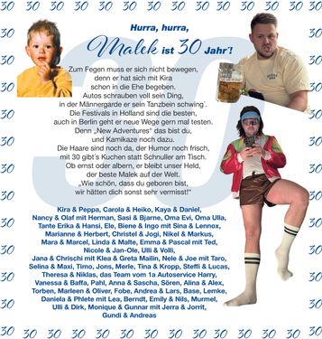 30. Geburtstag Malek