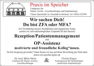 Stellenanzeige
