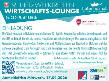 Einladung Wirtschafts-Lounge 23.04.2026