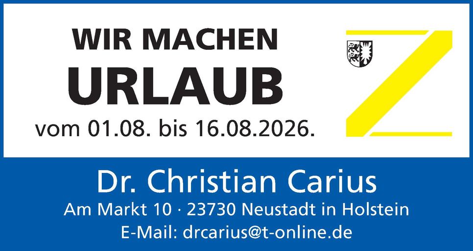 Wir machen Urlaub