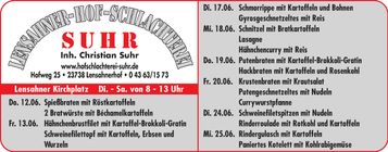 Mittagstisch Lensahn