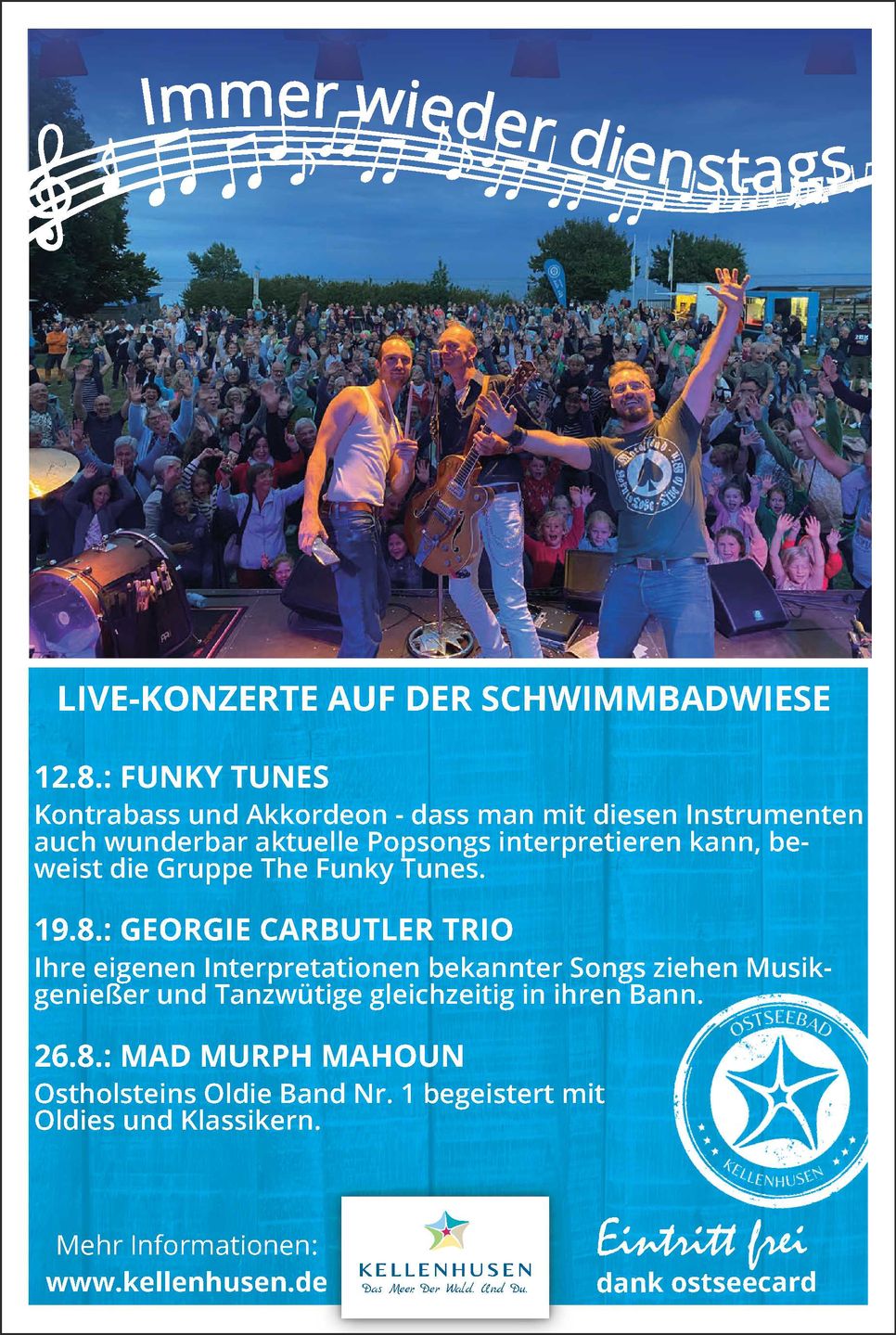 Immer wieder dienstags“-Konzerte