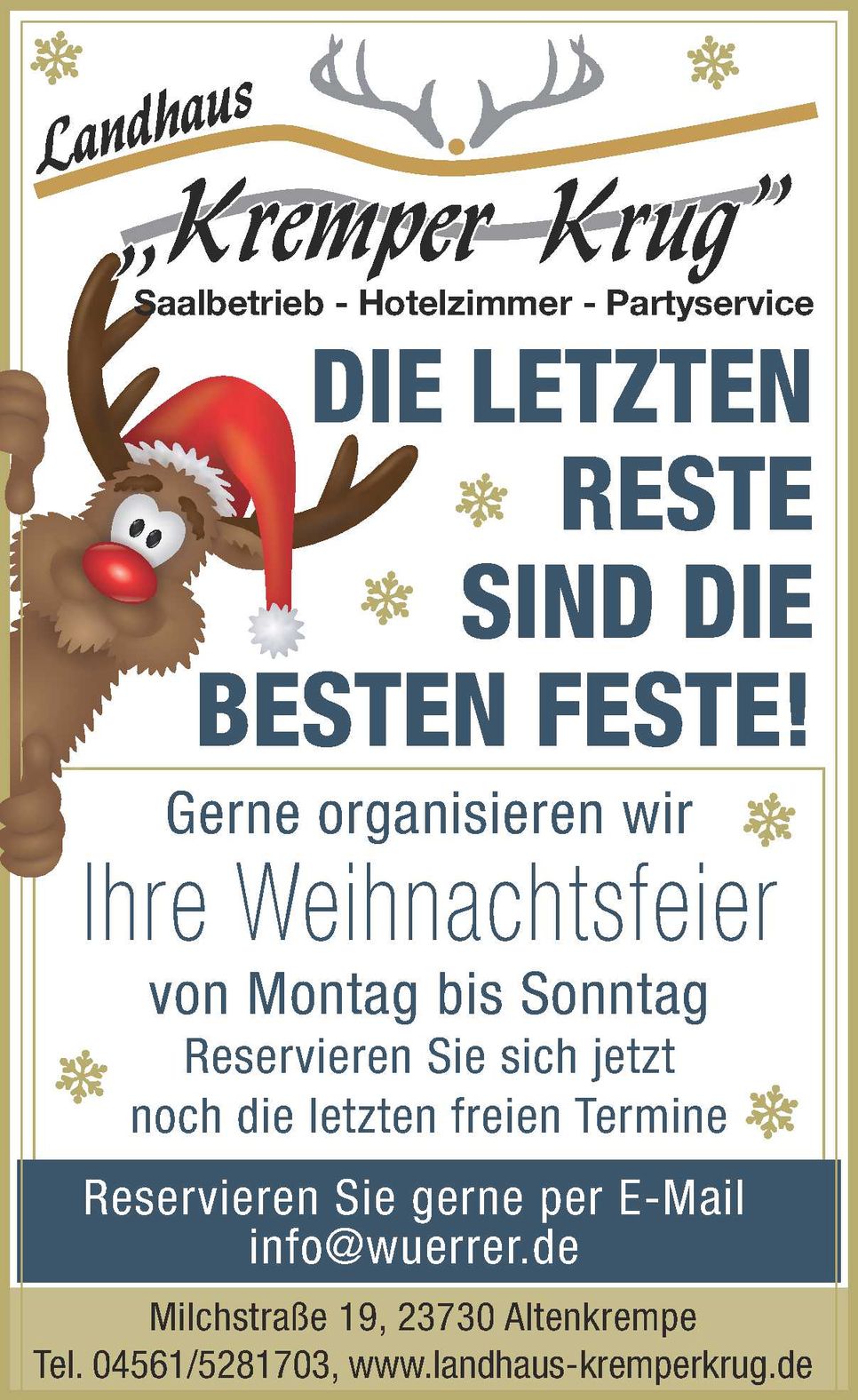 Gastronomie Sonderseiten