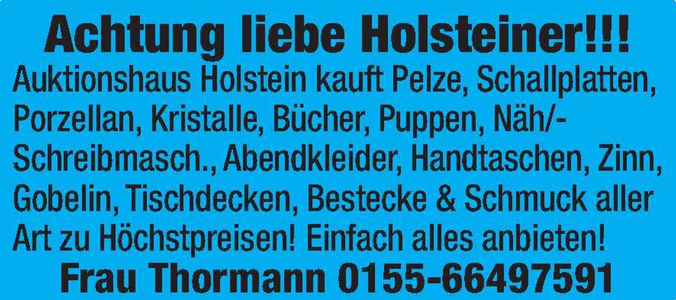 Achtung liebe Holsteiner! Thormann
