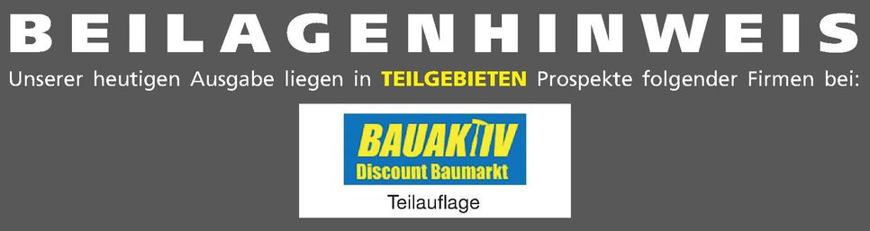 Beilagenhinweis