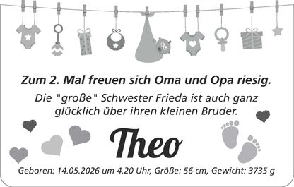 Geburt Theo