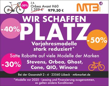 Wir schaffen Platz