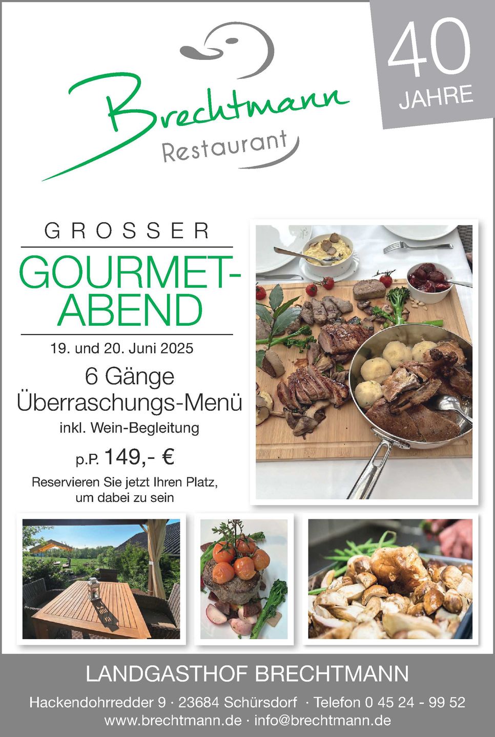 40 Jahre Restaurant Brechtmann 