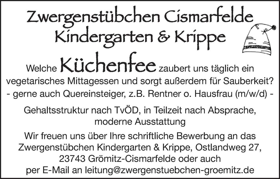 Stellenanzeige