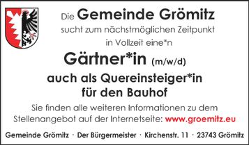 Stellenanzeige