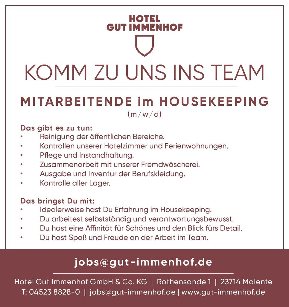 Housekeeping