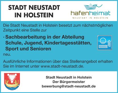 Stellenanzeige Sachbearbeitung