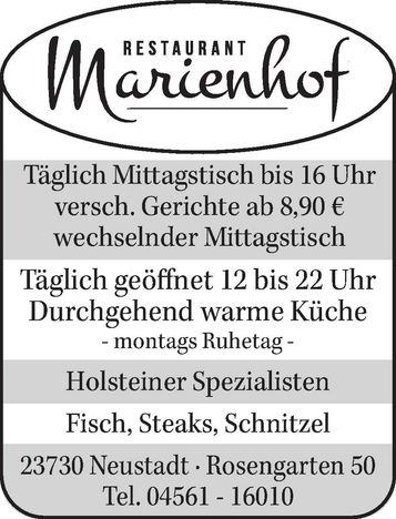 Imageanzeige/Öffnungszeiten