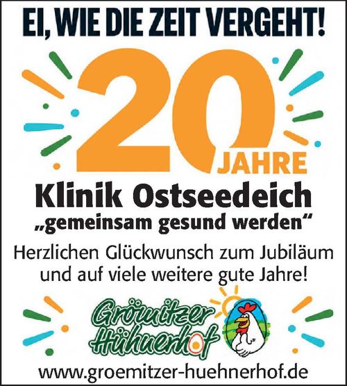 20 Jahre Klinik Ostseedeich
