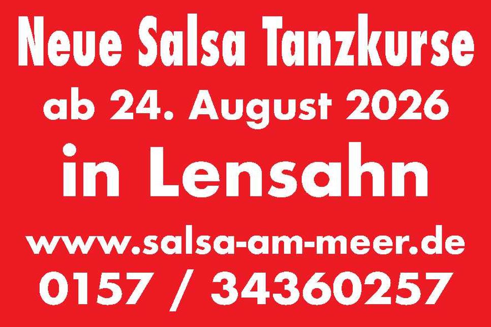 Neue Tanzkurse