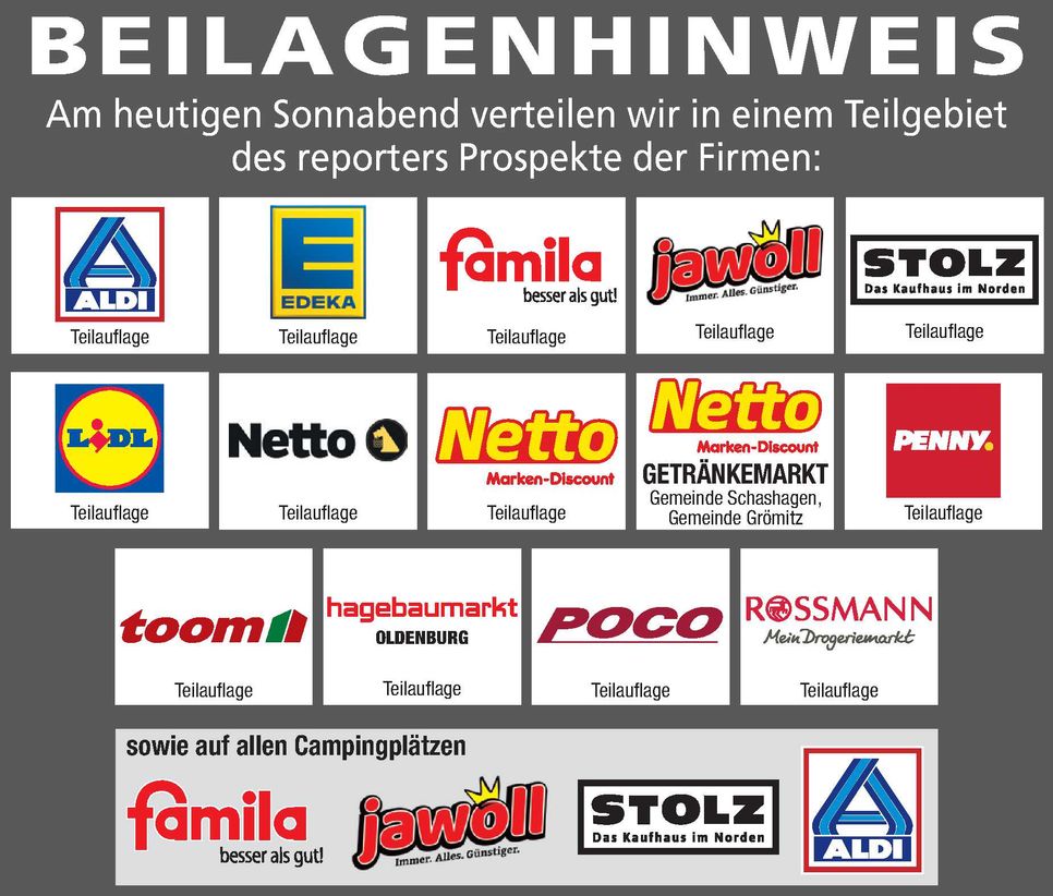 Beilagenhinweis