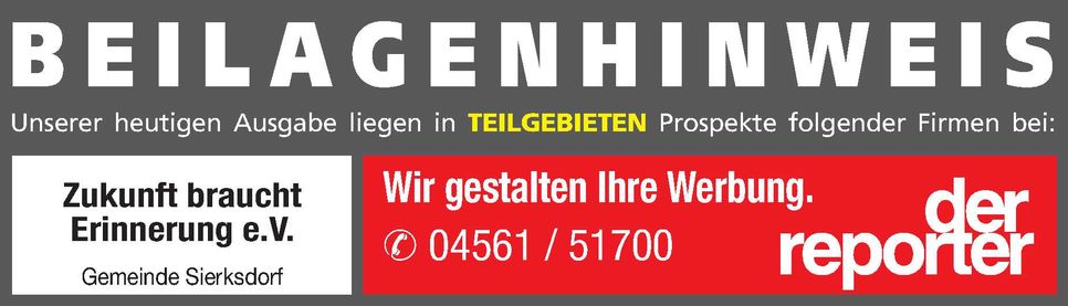 Beilagenhinweis