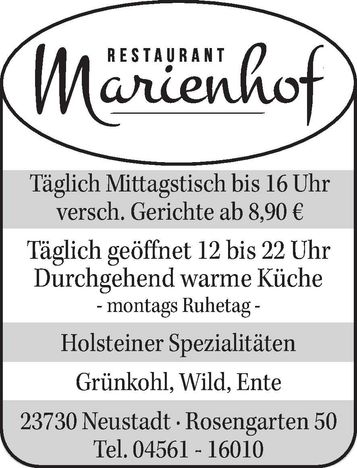 Imageanzeige/Öffnungszeiten