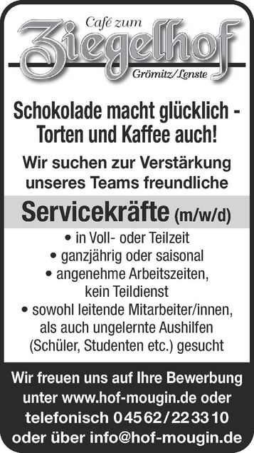 Stellenanzeige Sa