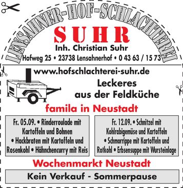 Feldküche/Wochenmarkt - Angebote
