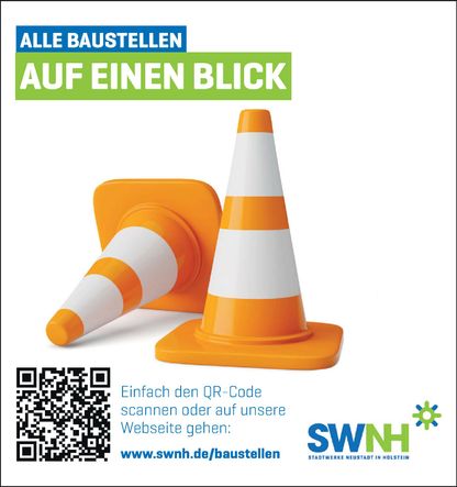 Baustellenanzeige
