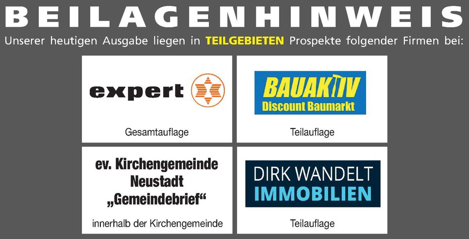Beilagenhinweis