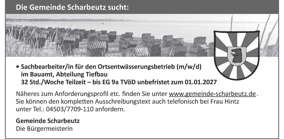 Ortsentwässerungsbetrieb (m/w/d)