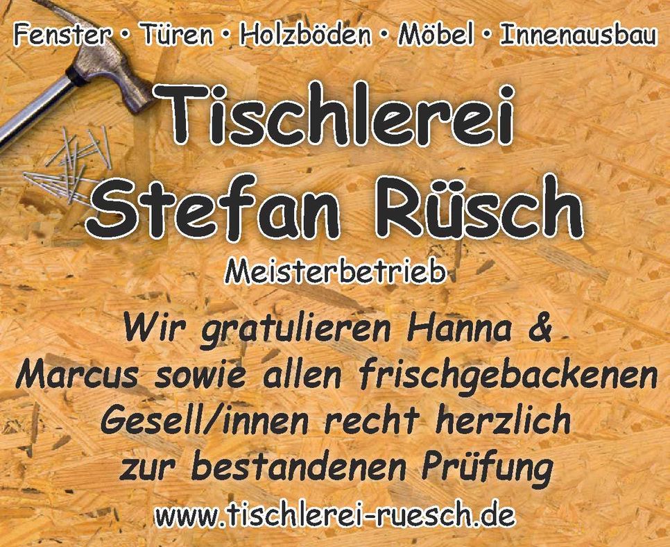Freisprechung der Tischler