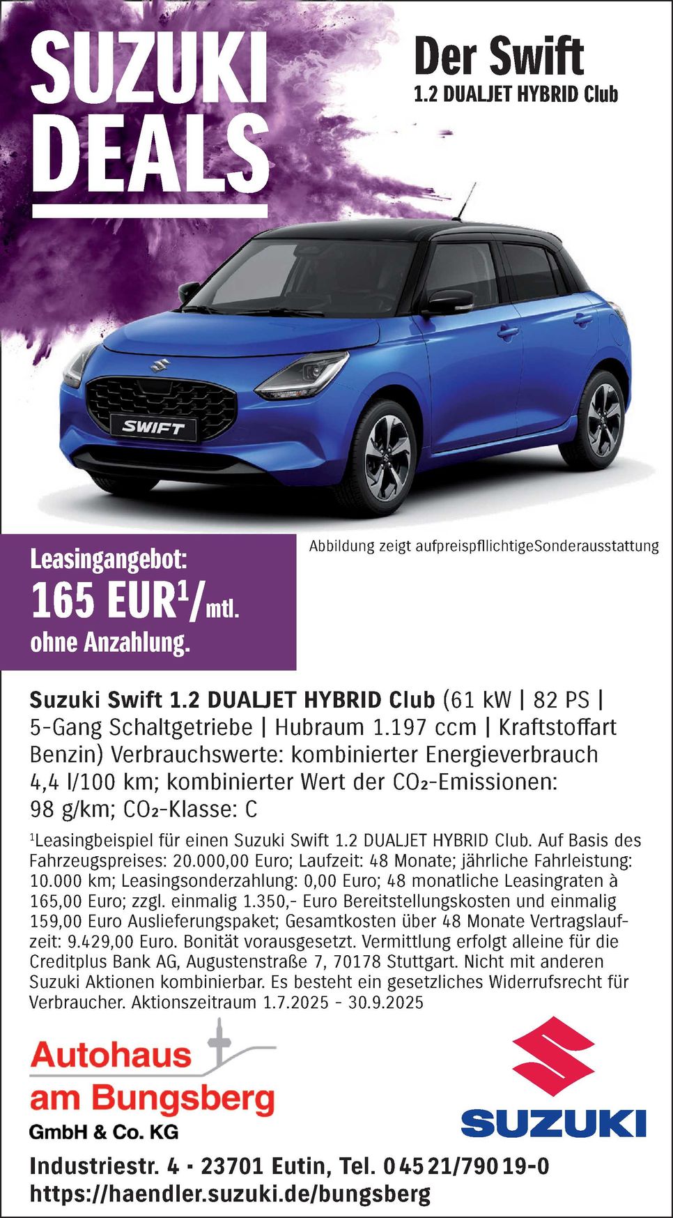 Suzuki Swift Privatleasing 