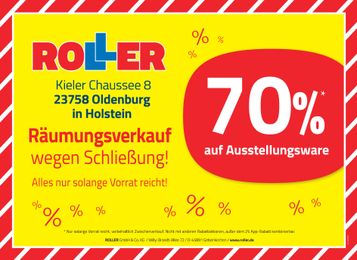 Roller Oldenburg / Räumungsverkauf