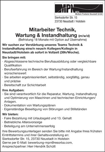 Technik Mittwoch