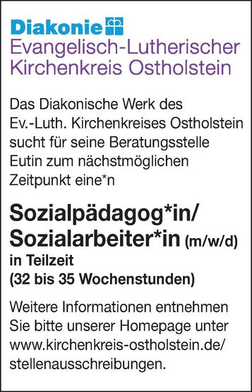 Sozialpädagog*in/Sozialarbeiter*in 