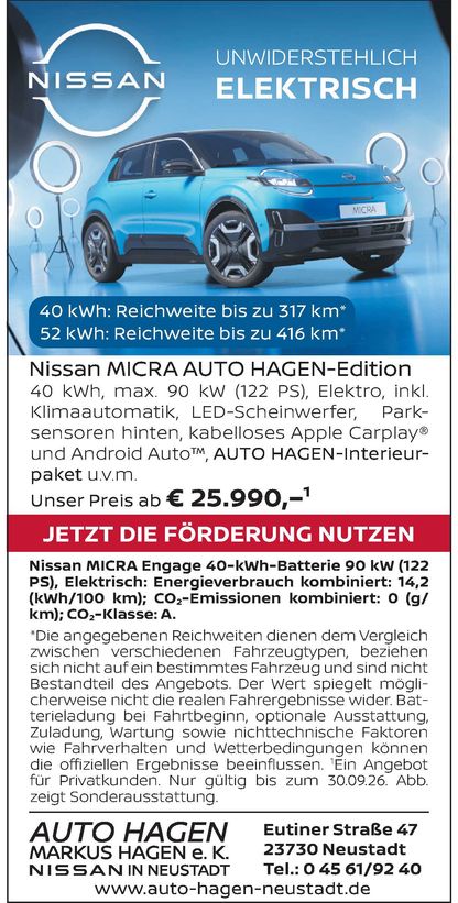 Micra Elektromobilität