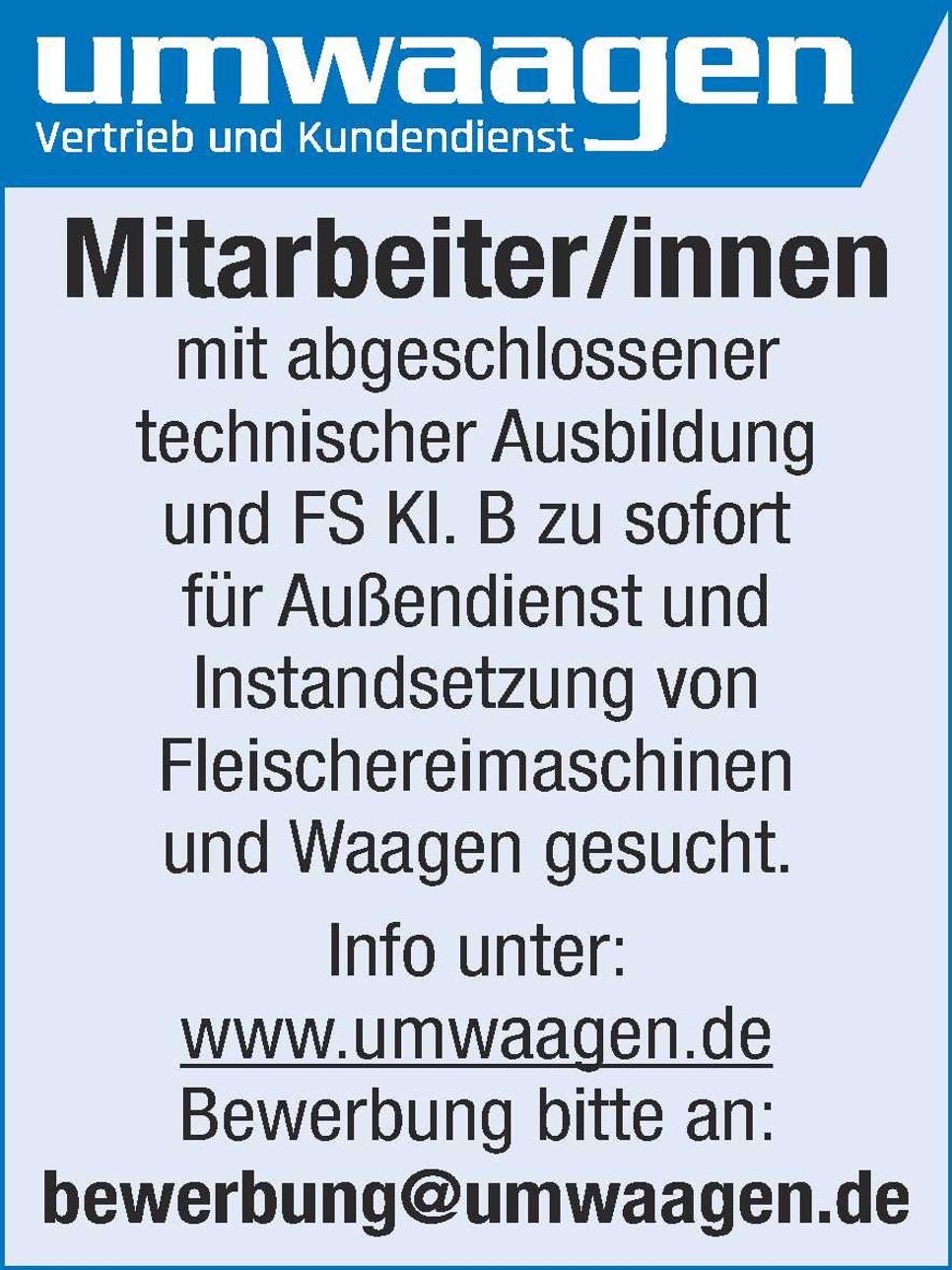 Aussendienst/Instandsetzung
