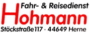 Fahr- u. Reisedienst Hohmann Fahr- u. Reisedienst Hohmann Logo