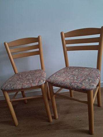 4 Küchsenstühle a 25,-€ z