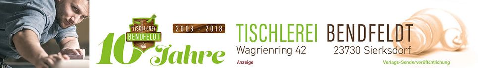 10 Jahre Tischlerei Bendfeldt