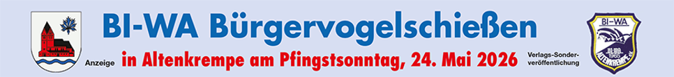 Bürgervogelschießen Altenkrempe